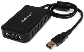"StarTech.com" USB-VGA adapteris - 1920x1200, 2.0, A tipo USB, VGA (D-Sub) išvestis, 1920 x 1200 taškų kaina