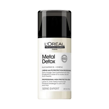 L'Oréal Professionnel Metal Detox Anti-Metal High Protection Leave In Cream Apsauginis nenuplaunamas plaukų kremas, 100ml