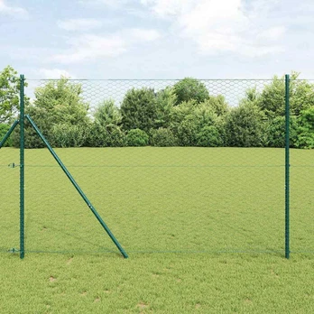 Hexagoninė tvora Žalia 1.6x10 m Plienas