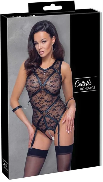 Bondage Body black S glaustinukė