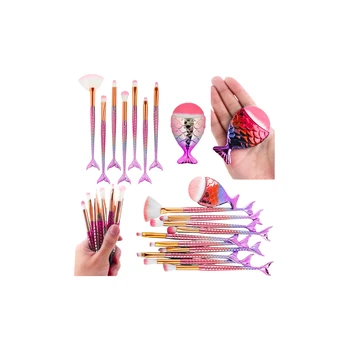 Lean Mermaid Tail Makeup Set 11pcs Rainbow