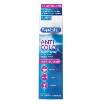 Balinamoji dantų pasta RAPID WHITE ANTI COLOR, 75 ml