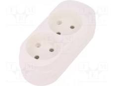 Kištukinis lizdas ilgikliui JONEX GN-260 baltos sp., kaina
