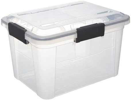 Plastikinis indas su dangteliu PROTECT, 18 l