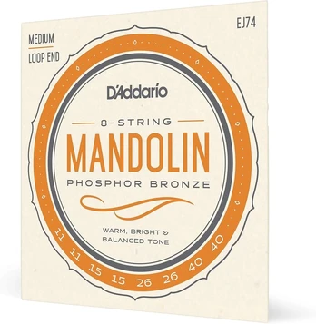 D'addario Ej74 Mandolinos Stygos, Fosforo Bronzos, 11-40