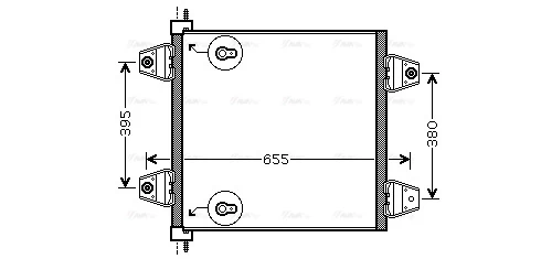 Kondicionieriaus radiatorius 40011004HW