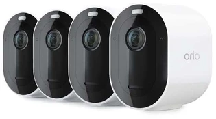 Arlo Pro 6 2K+ Security Camera, 4-cam, IP security camera, Outdoor, Wired & Wireless, 7.5 m, Amazon Alexa & Google Assistant, Auto