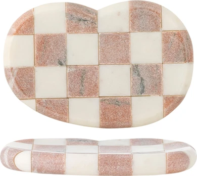 Bloomingville - Petrea Tray - Rose - Marble