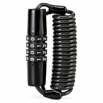 Rockbros T609 bicycle lock with 1.5 m combination - juodas