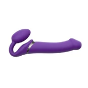 Strap-On-Me - Vibrating Bendable Strap-On M Purple strap-on vibratoriai kaina