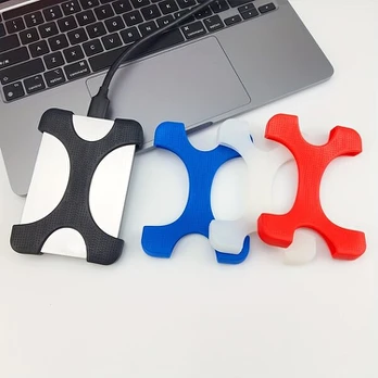 Mobiliojo disko dėklas su X forma, (Thick)Red