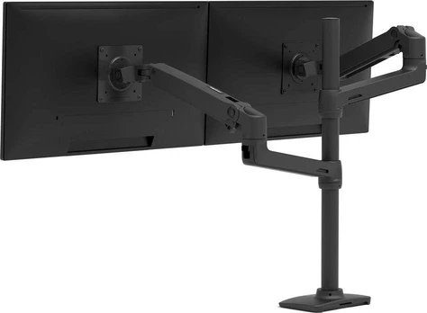 Laikiklis Ergotron LX DUAL STACKING ARM TALL POLE/MATTE Juodas