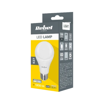 Rebel LED lempa 12W, E27, 3000K, 230V