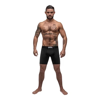 Male Power Juodas Nite Compression Shorts Long Leg L