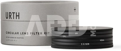 Urth 77mm UV, Circular Polarizing (CPL), ND64, Soft Grad ND8 Lens Filter Kit (Plus+)