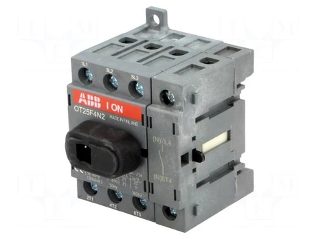 Switch-disconnector | Poles: 4 | DIN | 25A | OT