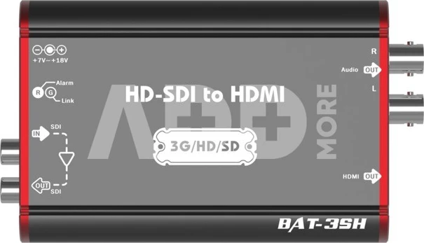 Mini Converter, 3G/HD/SD-SDI to HDMI with audio de-embed