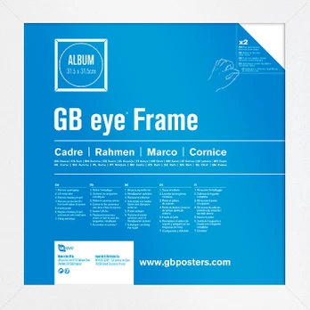 Abysse Album & Vinyl Frame - White