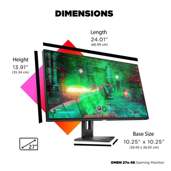 Monitorius HP OMEN 27u