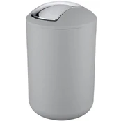 Garbage basket BRASIL Pilkas, pilkas - 6,5 l, WENKO kaina