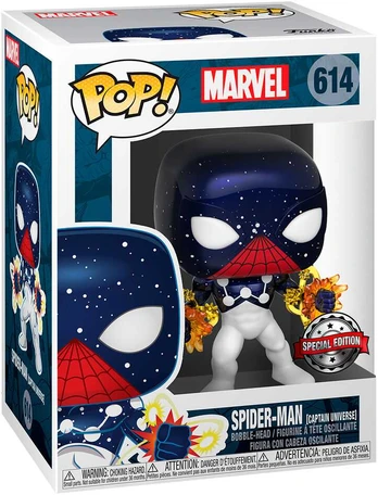 Funko POP figure Marvel Spider-Man Captain Universe Exclusivo
