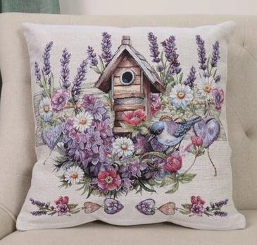 Textile Idea dvipusis pagalvės užvalkalas Provanso romantika