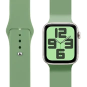 OBAL:ME Silicone Strap for Apple Watch 42-49mm M-L Žalias kaina