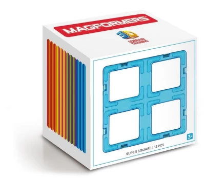 Magnetinis konstruktorius "Super kvadratas" Magformers, 12 d.