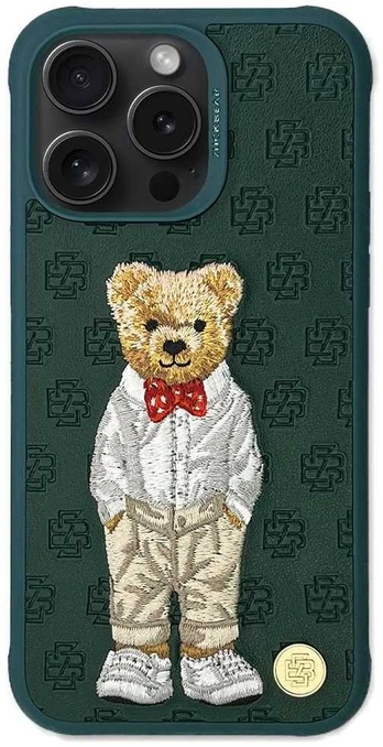 ZUCK BEAR case PARIS GENTLEMAN for IPHONE 16 Pro bow tie