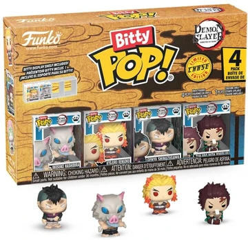 Funko Blister 4 figures Bitty POP Demon Slayer Inosuke