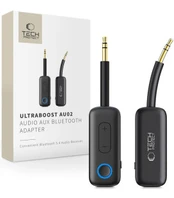 Juodas audio AUX adapteris Bluetooth 5.4 "Tech-Protect Ultraboost AU02"