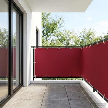 Balkono privatumo ekranas 150 x 800 cm Audinys su PU danga