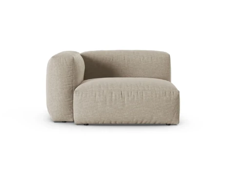 Modul Left, "Martina", 1 Seat, 120x120x75, Light Beige