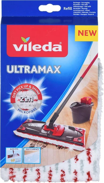 Šluostės galvutės papildymas Vileda Ultramax Mikropluoštai