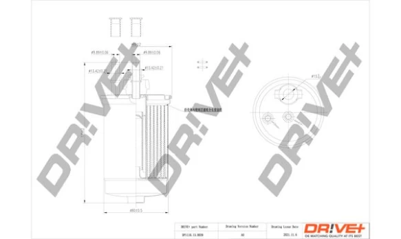 Kuro filtras Dr!ve+ DP1110.13.0039
