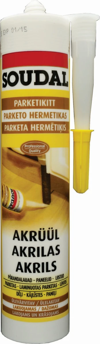 Parketo glaistas SOUDAL PARKET KIT, vyšnios sp., 280 ml