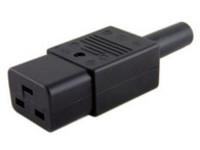 Maitinimo kabelis MicroConnect Maitinimo šaltinis C19, juodas (C19PLUG)
