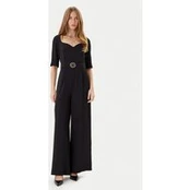 Rinascimento Kombinezonas CFC0125323003 Juoda Wide Leg