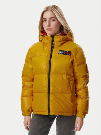 Tommy Jeans Pūkinė striukė Alaska DW0DW23802 Geltona Oversize