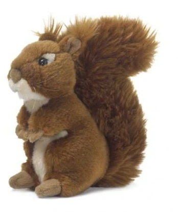 Pliušinis žaislas WWF Squirrel, rudas, 15 cm