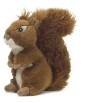 Pliušinis žaislas WWF Squirrel, rudas, 15 cm kaina