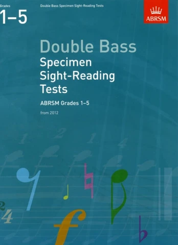 Double Bass Specimen Sight-Reading Tests, ABRSM Grades 1-5