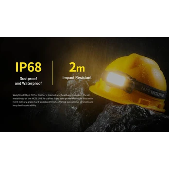 HEADLAMP H SERIES 3000 LUMENS/HC75 UHE NITECORE