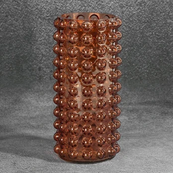 Vaza, 22 cm, oranžinė
