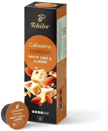 Kavos kapsulės Tchibo Cafissimo | Baltas Choc & Almond