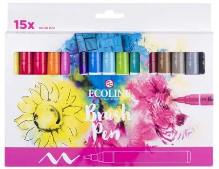 EcoLine Ecoline Pen set | 15 colours
