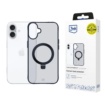 3MK Smoke Case iPhone 16 Plus Magsafe & Stand