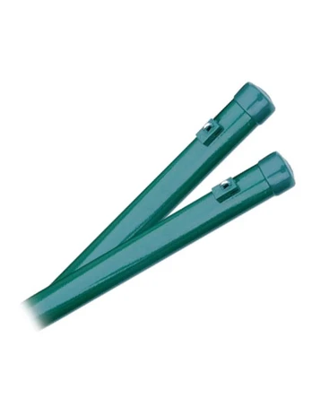 Apvalus tvoros stulpas, 38x2000 mm, žalias
