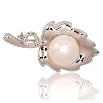 Diamond Sky Jewelry Sidabrinė sagė su perlais „Dewdrop III“