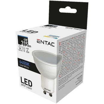 LED lemputė Entac 4W GU10 3000K